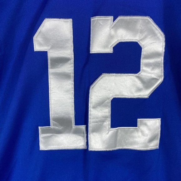 1975 Roger Staubach #12 Dallas Cowboys Mitchell and Ness Throwbacks Jersey Sz 50 - Picture 4 of 6